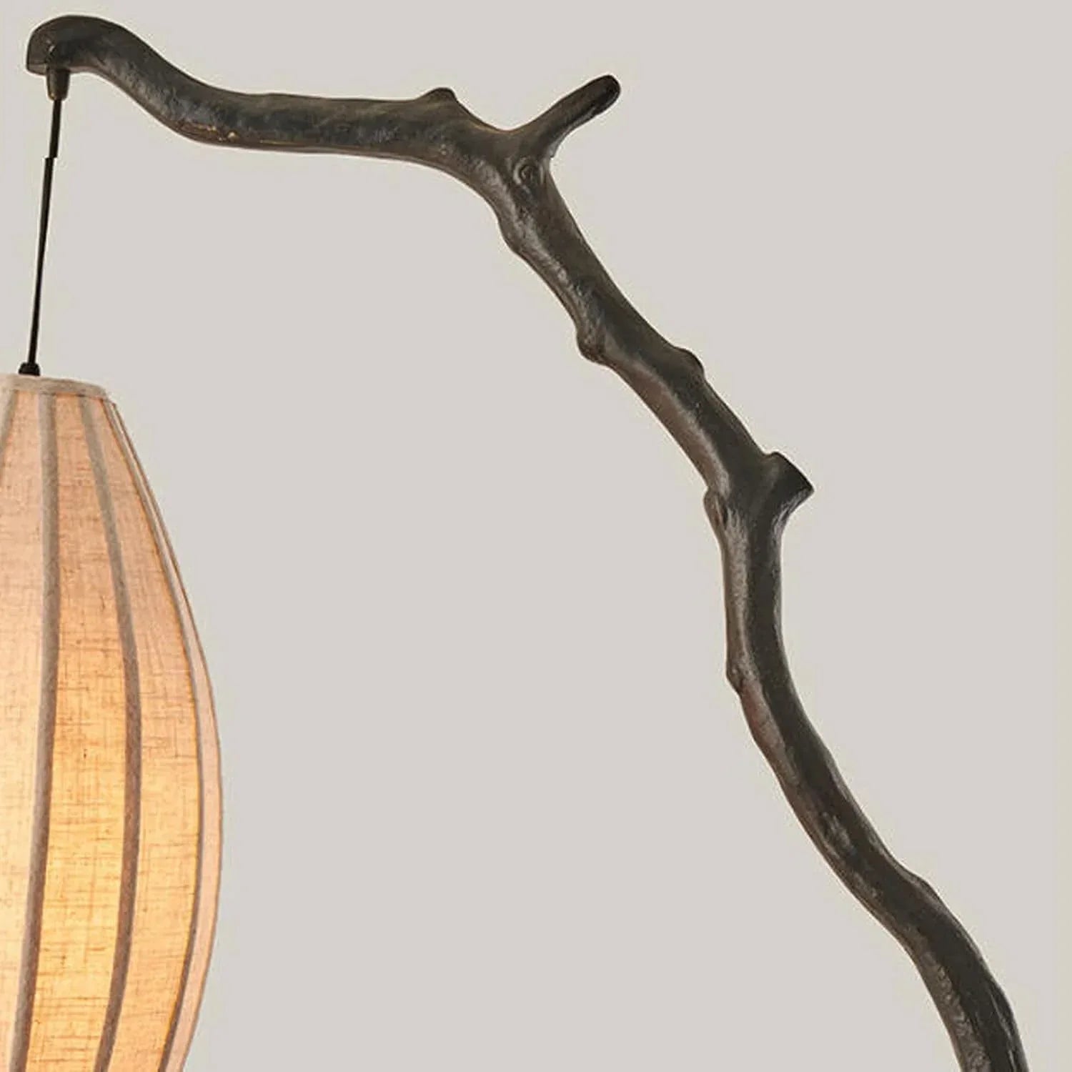 Audara-New Chinese Dendritic Tree Branch Shape Resin Fabric Floor Lamp Zen E26 3 Color Dimmer H68.9in Living Room Standing Lamp Bedroom Study Room Torchiere Villa Lighting Fixture