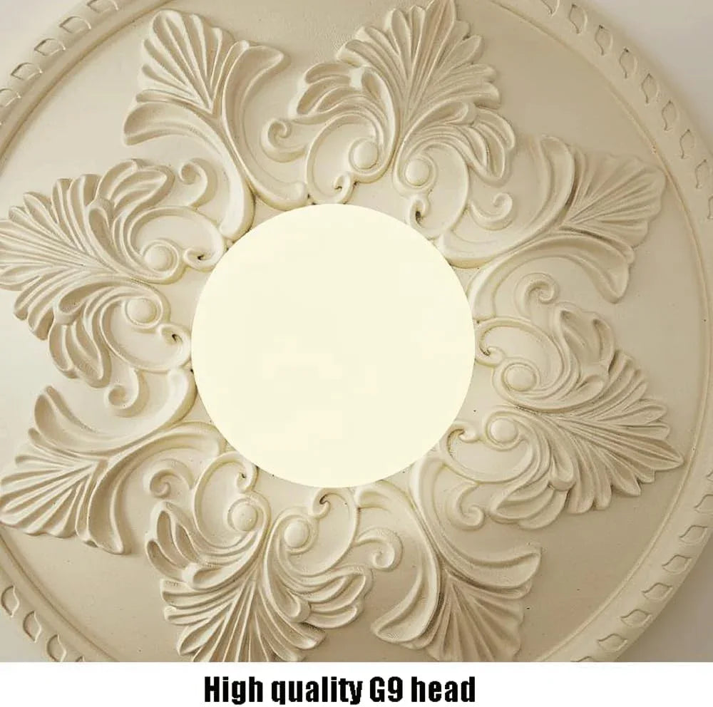 Audara-French Cream Wind Bed Head Wall Lamp Modern Simplex Entrance Wall Lights Designer Backdrop Corridor Sconces Bedroom Study Living Room Decorative Mounted Lighting Fixture