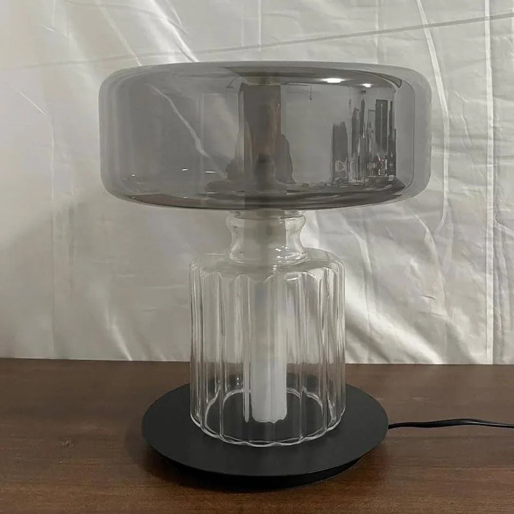 Audara-Nordic Modern Living Room Next to Sofa Desk Light Simple Luxury Metal Glass Desk Lamp Farmhouse Cafe Hotel Lighting Fixture Bedroom Bedside Study Reading Writing Table Lamp