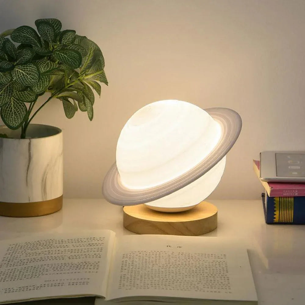 Audara-Creative Simple Children's Room Bedroom Bedside Desk Light Planet Moon Small Desk Lamp Living Room Study Dormitory Table Lamp Villa Flower Shop Clothing Store Decoration Lighting Fixture