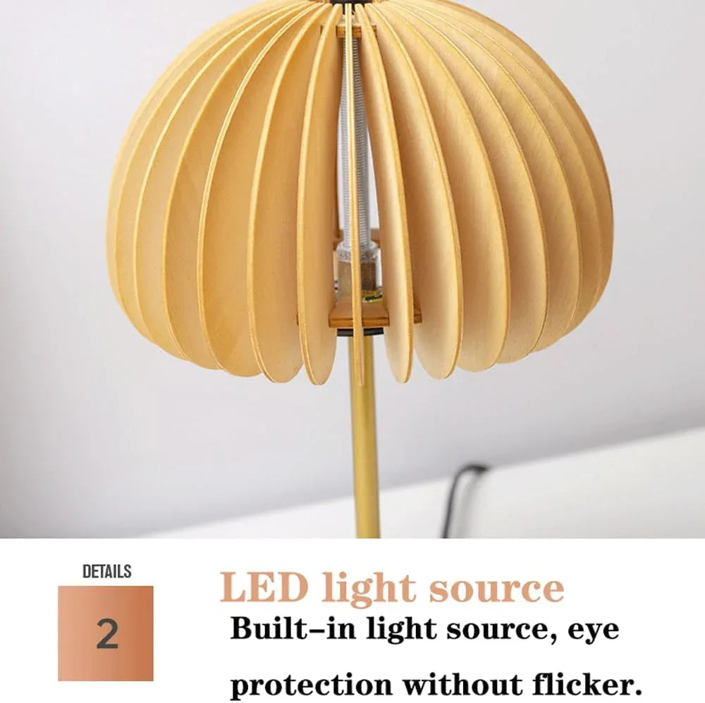 Audara-Modern Luxury Light Bedroom Bedside Desk Light Chinese Zen Metal Wooden Desk Lamp Adjustable Study Office Table Lamp Club Coffee Shop B&B Farmhouse Hotel Decoration Lighting Fixture