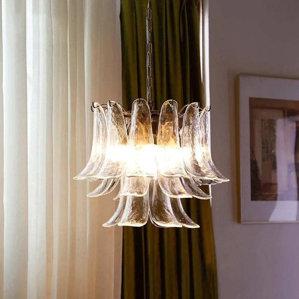 Audara-16-inch Crystal Chandeliers Can Be Installed in Various Spaces Such As Bedrooms, Hotels, and Kitchen Islands. Small Chandelier for Living Room in Minimalist European Style.