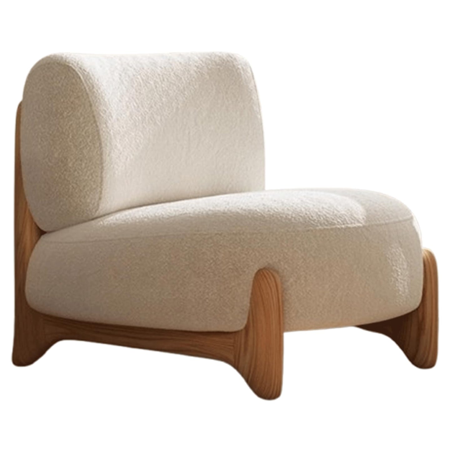 Audara-29 inch Single Person Living Room Chairs, no armrests, high-end Wooden barcalounger Reclaimer, Black Frosted Velvet Fabric, Suitable for lounges, Living Rooms, Balconies and Other Places.