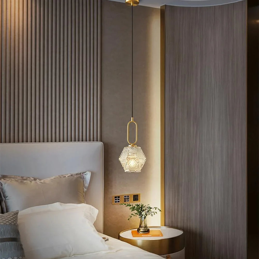 Audara-Small Pendant Light Fixtures, Decorative Lighting Fixtures, Bohemian Style, European Minimalist Style, Suitable for Bedrooms, Hotel Entryways, Kitchen Islands, and Other Scenarios.