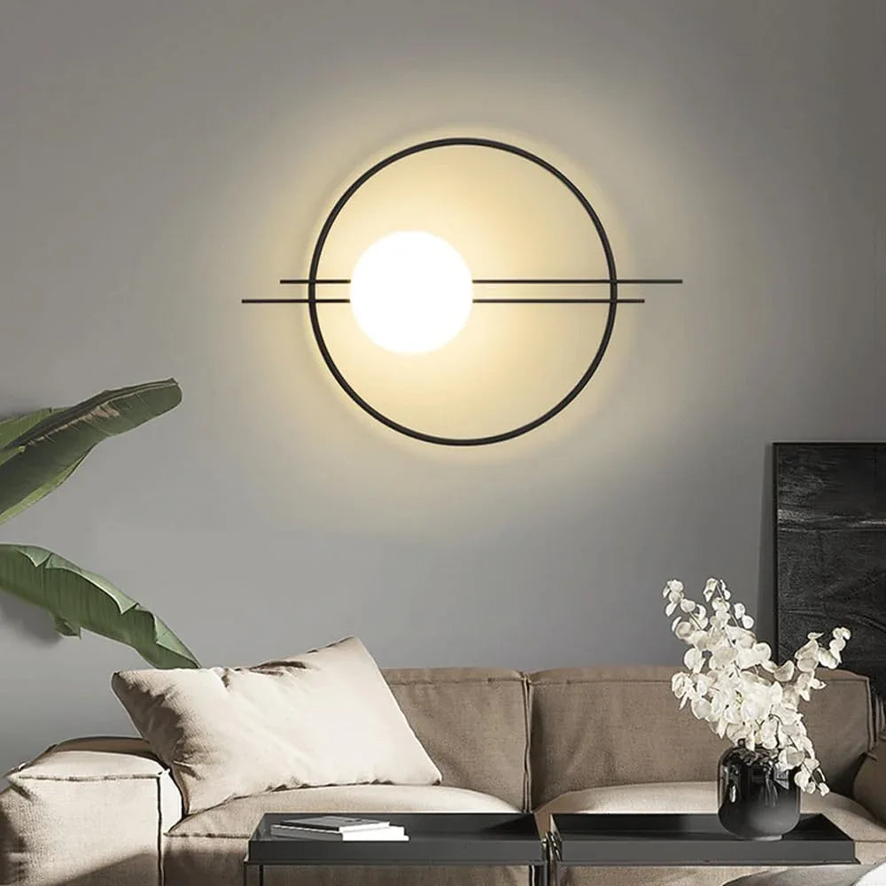 Audara-Scandinavian Background Wall Wall Lamp Creative Living Room Decorative Wall Lights Modern Simple Fashion Sconces Aisle Corridor Entrance Mounted Lighting Fixture