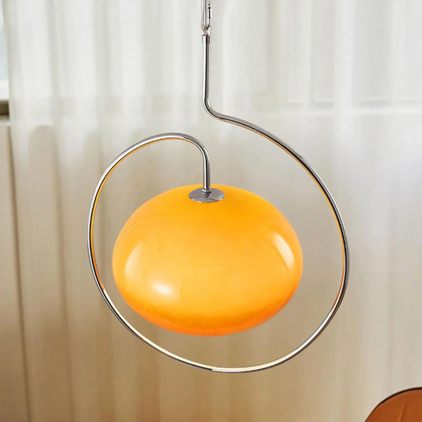Audara-18-inch Glass Pendant Lights, European Modern Minimalist Style, Suitable for Installation in Various Spaces Such As Bedrooms, Hotels, Cafes, Restaurants, and Entryways