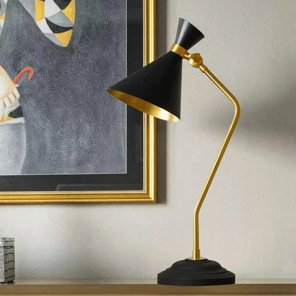 Audara-Modern Creative Bedroom Bedside Reading Desk Light Fashion Personalized Adjustable Angle Metal Desk Lamp Warehouse Living Room Workstation Study Room Table Lamp Dormitory Bar Lighting Fixture