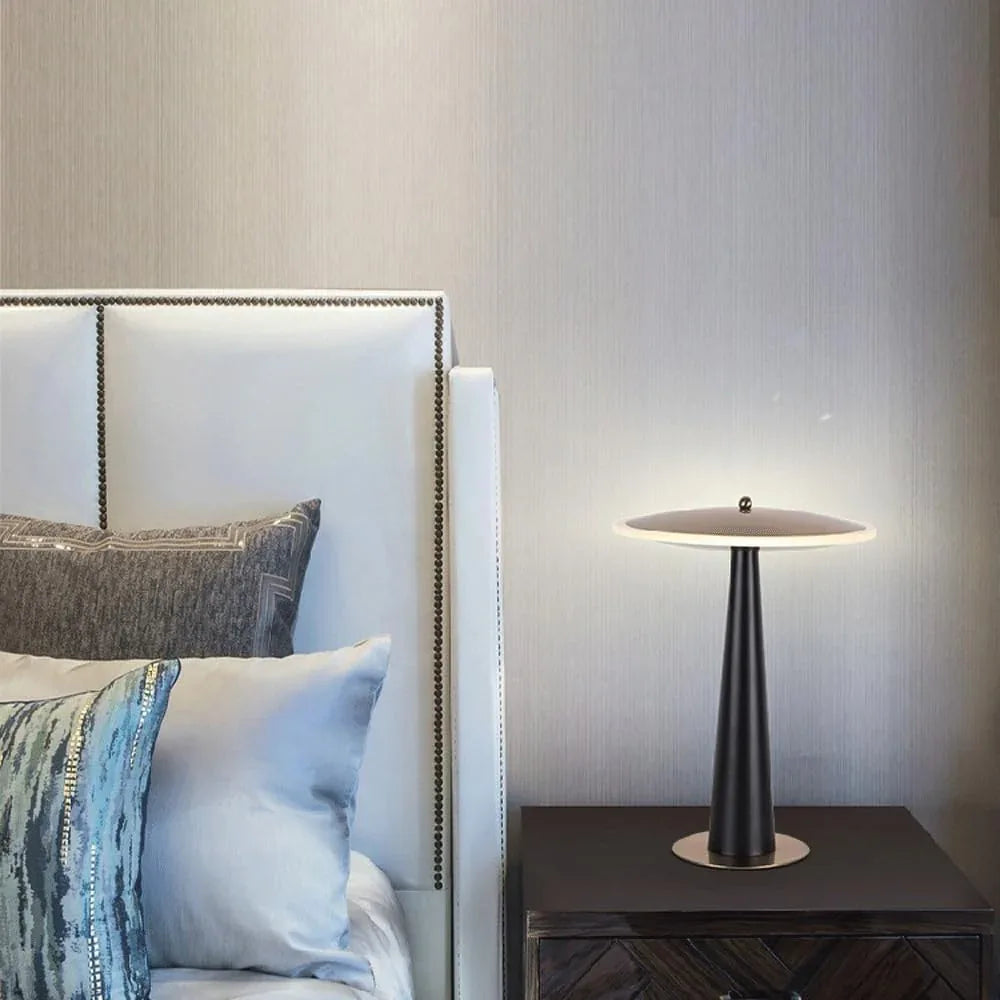 Audara-Modern Creative Metal Acrylic Desk Light Fashion Luxury LED Study Office Desk Lamp Living Room Bedroom Table Lamp Restaurant B&B Coffee Shop Hotel Front Desk Lighting Fixture
