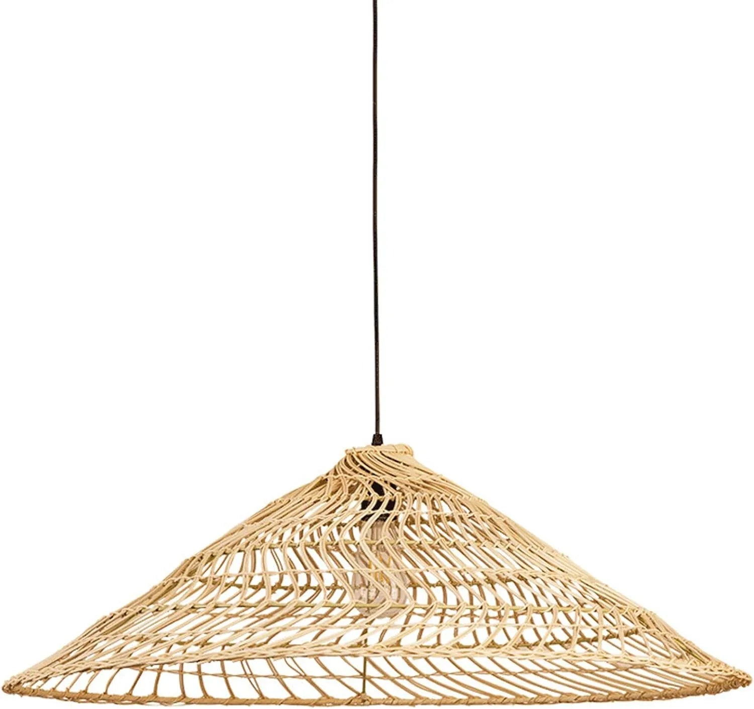 Audara-20-inch Woven Pendant Light Bohemian, Wabi-Sabi, and Multi-Style Ceiling Light Fixture Suitable for Bedrooms, Hotels, Study Rooms, Dining Areas, Entryways, and More Retro Lamp