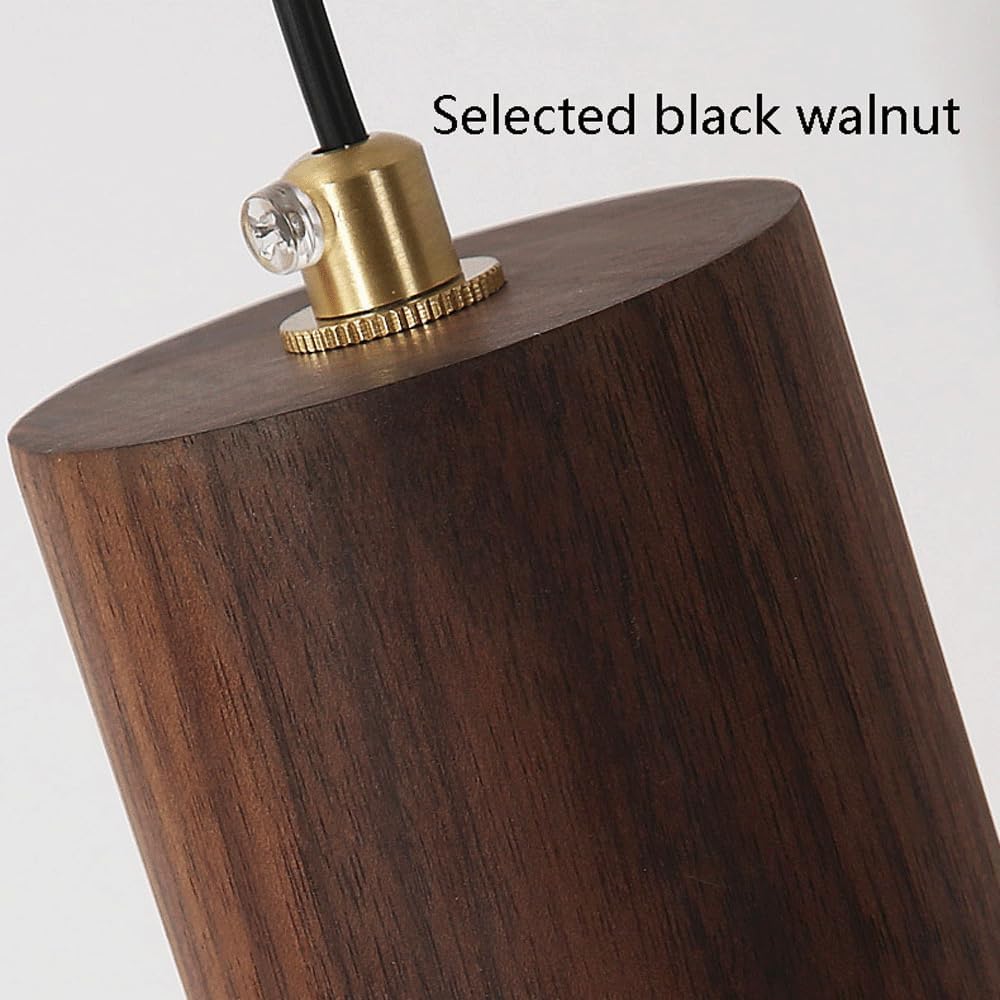 Audara-New Chinese Background Wall Wall Lamp Modern Simple Living Room Wall Lights Light Luxury Walnut All Copper Sconces Japanese Bedside Decoration Mounted Lighting Fixture