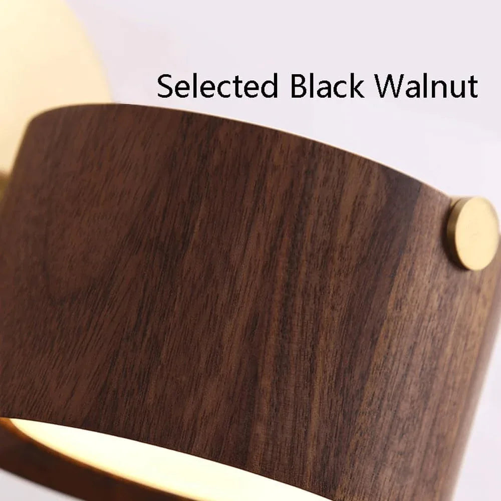 Audara-Scandinavian Fashion Wall Lamp Simple Bedroom Living Room Wall Lights Light Luxury Corridor Aisle Sconces New Chinese Solid Wood Bedside Mounted Lighting Fixture