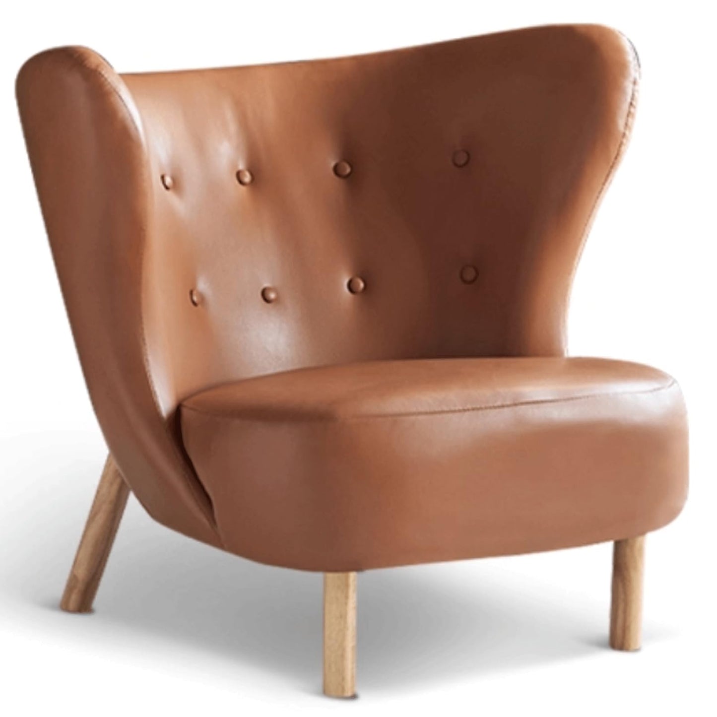 Audara-Floral Fabric Leisure Single Sofa Chair 34 Inch Small-Sized Compact Living Room Chairs with Wrap Around Wingback Chair Furniture Suitable for Bedrooms, Offices, and Hotels