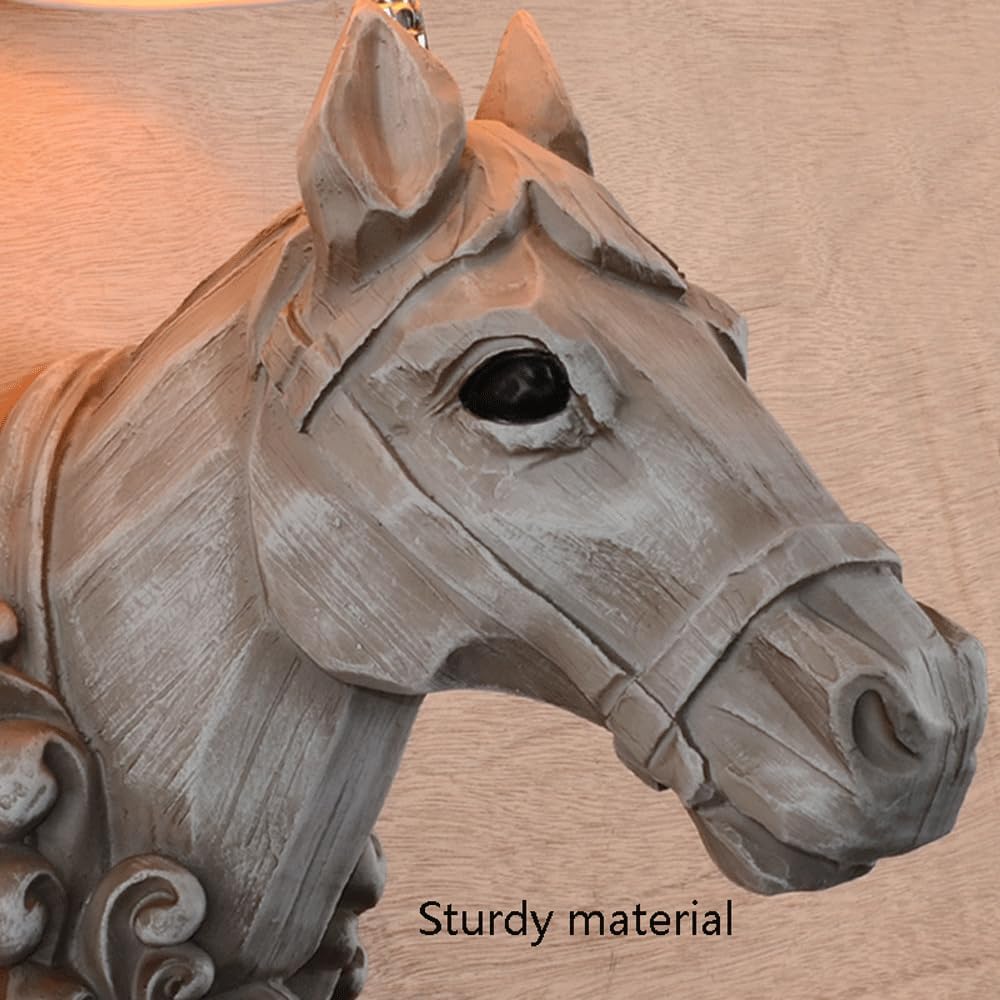Audara-American Antique Creative Wall Lamp Restaurant Corridor Horse Head Wall Lights Personalized Backdrop Sconces French Designer Premium Mounted Lighting Fixture
