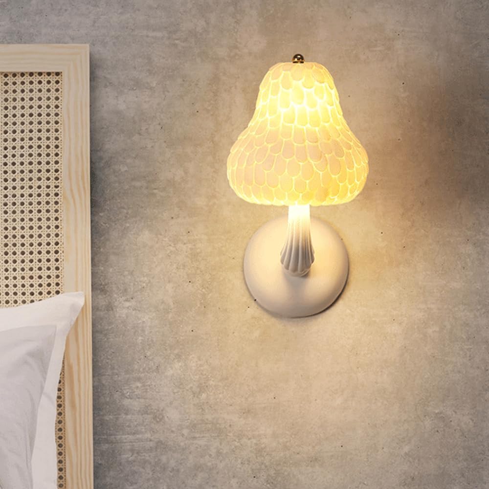 Audara-Modern Creativity Bedside Wall Lamp Bedroom Children's Room Decorative Wall Lights Study Art Resin Sconces Simple Aisle Corridor Mounted Lighting Fixture