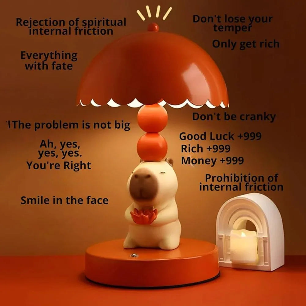 Audara-Creative Cartoon Bedroom Bedside Children's Room Desk Light Cute Metal Resin Desk Lamp School Dormitory Library Amusement Park Decoration Table Lamp Restaurant Coffee Shop Lighting Fixture