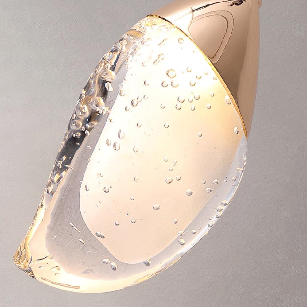 Audara-Small Crystal Pendant Light, Suitable for Bohemian and Modern Minimalist Styles, Ideal for Bedrooms, Hotels, Studies, Living Rooms, Kitchen Islands, Entryways, and Other Spaces.
