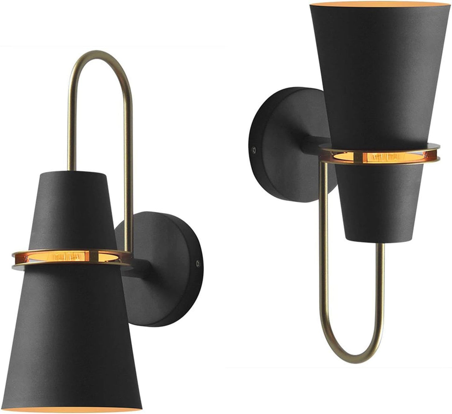 Audara-Wall Sconces Set of 2 Modern Vanity Wall Lights for Bathroom Wall Lamps for Bedroom Study & Living Room Feature Wall Light Fixture