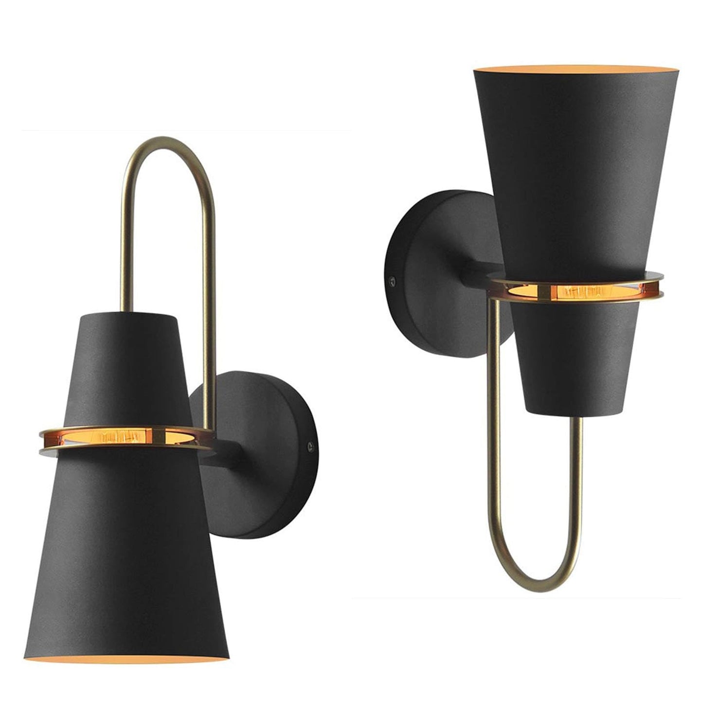 Audara-Wall Sconces Set of 2 Modern Vanity Wall Lights for Bathroom Wall Lamps for Bedroom Study & Living Room Feature Wall Light Fixture