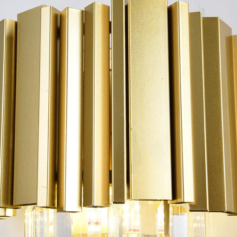 Audara-Creative Scandinavian Crystal Wall Lamp Golden Iron Wall Lights Bedroom Bedside Ambiance Sconces Aisle Corridor Entrance Mounted Lighting Fixture