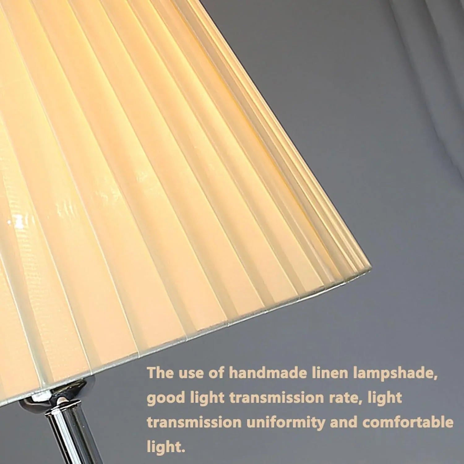 Audara-Personalized Creative Study Office Linen Floor Lamp Single Light Source E26 Bedroom Living Room Sofa Beside Standing Lamp H60in Backdrop Office Torchiere Villa Mall Lighting Fixture