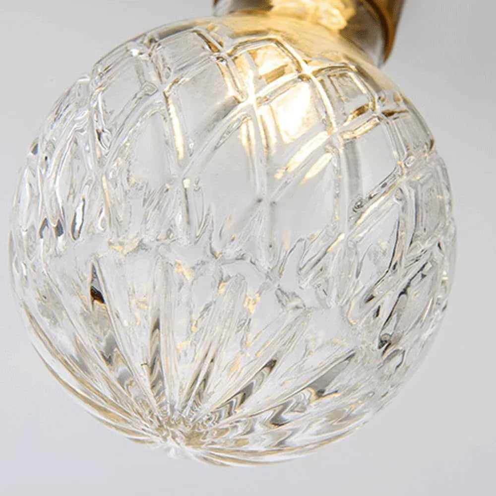 Audara-Crystal Pendant Light, 3.5 Inches In Diameter, Bulb-shaped Chandelier, Modern And Luxurious Style, Suitable For Various Lighting Applications Including Hotels, Restaurants,Kitchen Islands,And B