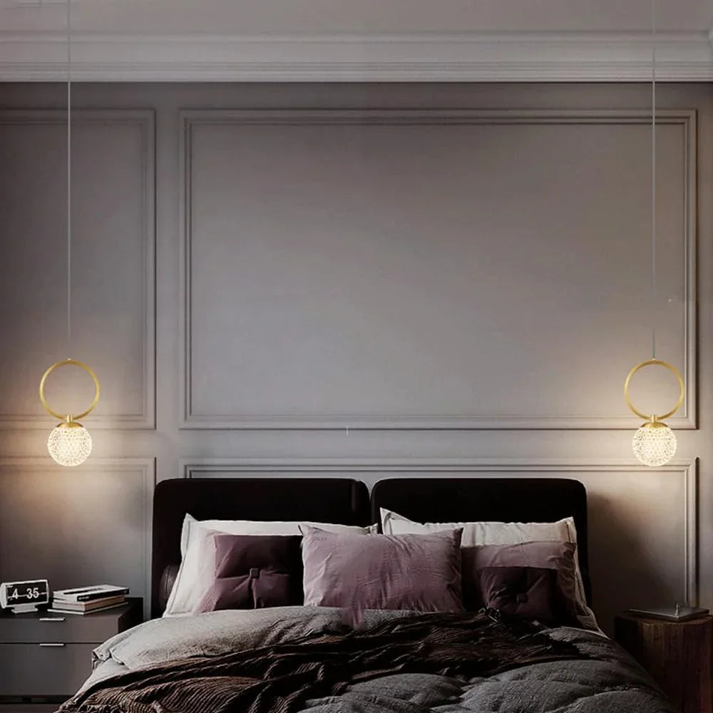 Audara-6-inch Pendant Light Fixtures, Decorative Lighting Fixtures, Suitable For Various Settings Including Bedrooms, Hotel Rooms, Entryways, Kitchen Islands, Etc. (Bohemian And European Minimalist St