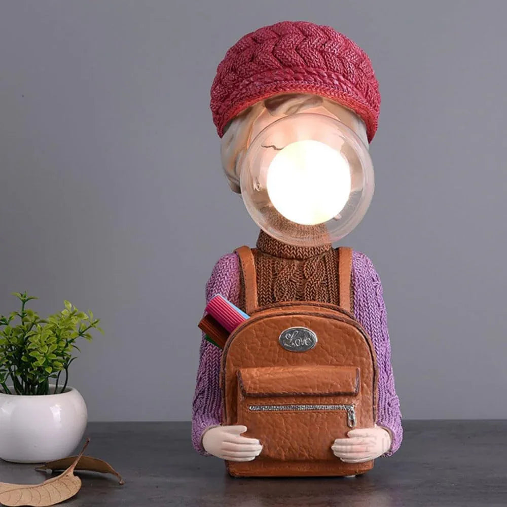 Audara-Luxury Creative Bedroom Bedside Desk Light Romantic Cozy Resin Glass Desk Lamp Girls Room Kids Room Study Dormitory Table Lamp Mall Restaurant Decoration Lighting Fixture
