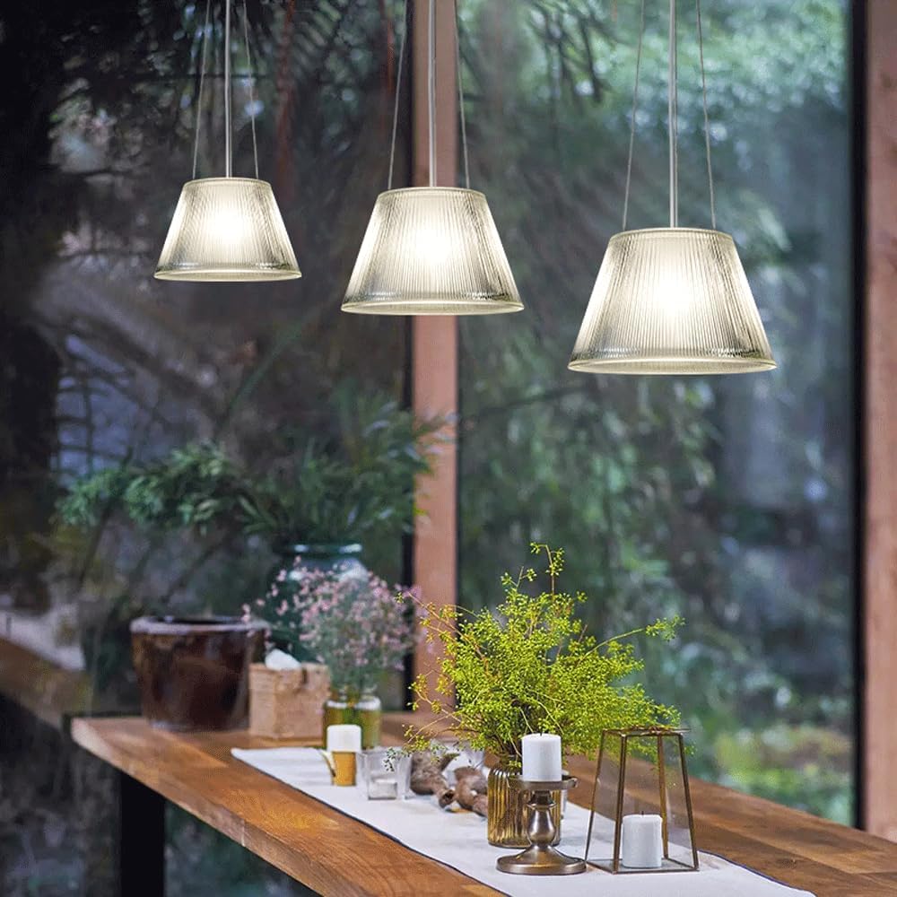 Audara-14-inch Diameter Glass Pendant Lights Suitable for Various Spaces Including Bedrooms, Hotels, Restaurants, Entryways, and Kitchen Islands. Easily Blends Into Minimalist, Bohemian, and European