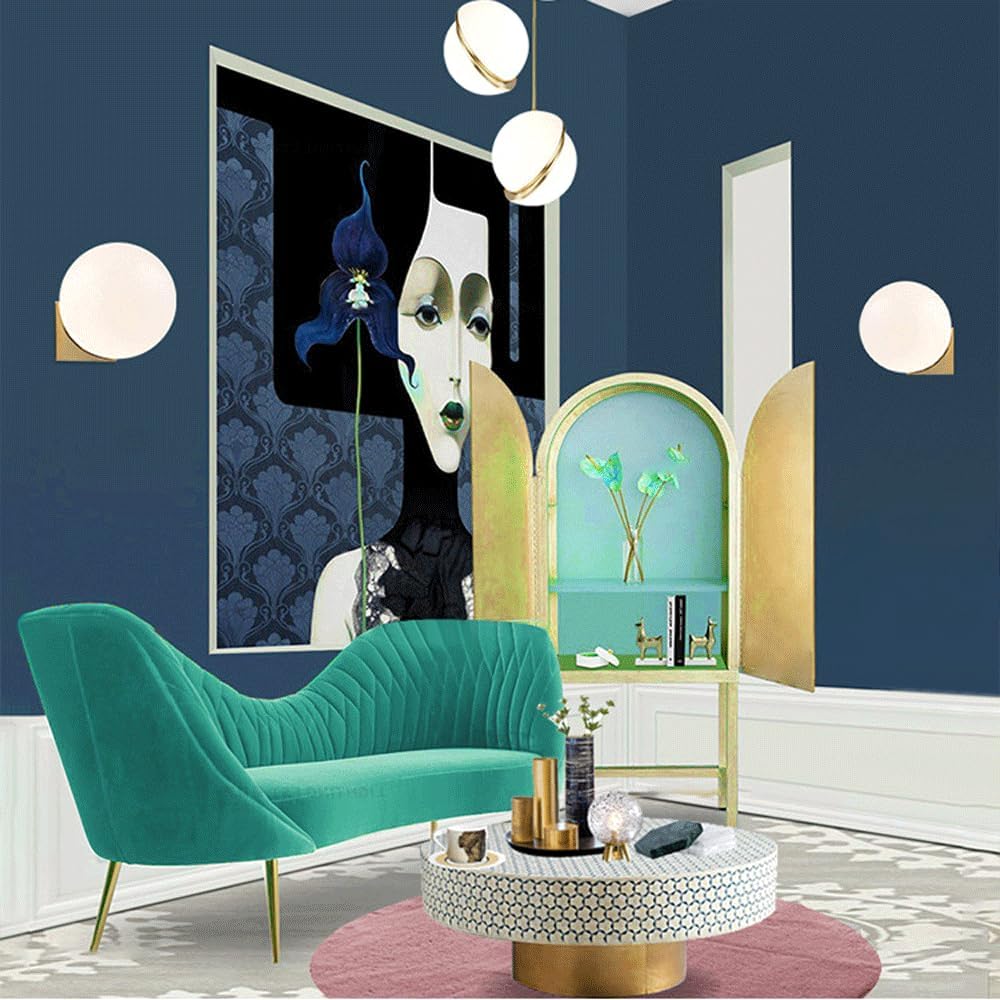 Audara-Scandinavian Postmodern Glass Wall Lamp Designer Art Bedside Wall Lights Living Room Bedroom Decor Sconces Aisle Corridor Entrance Mounted Lighting Fixture
