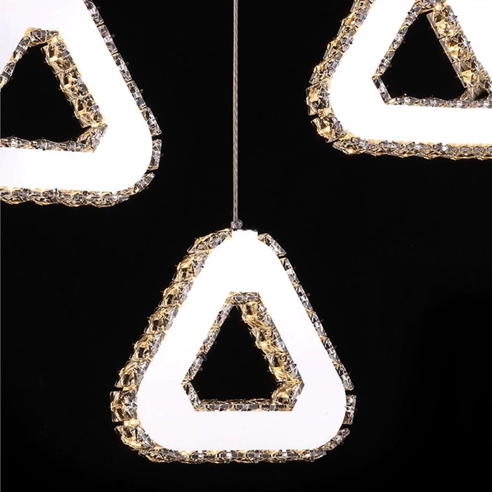 Audara-Crystal Pendant Light, 6-inch, Creative Mini Pendant Lights, Suitable for Modern, Minimalist, Bohemian, and European Styles, Ideal for Bedrooms, Hotel Kitchens, Islands, Entryways, Etc.