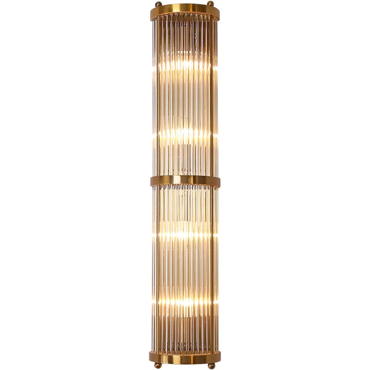 Audara-Golden Linear Wall Light Hotel Lobby Crystal Wall Sconce American Luxury Banquet Hall Lobby Wall Lamp Corridor Staircase Bedroom Wall Light Fixtures
