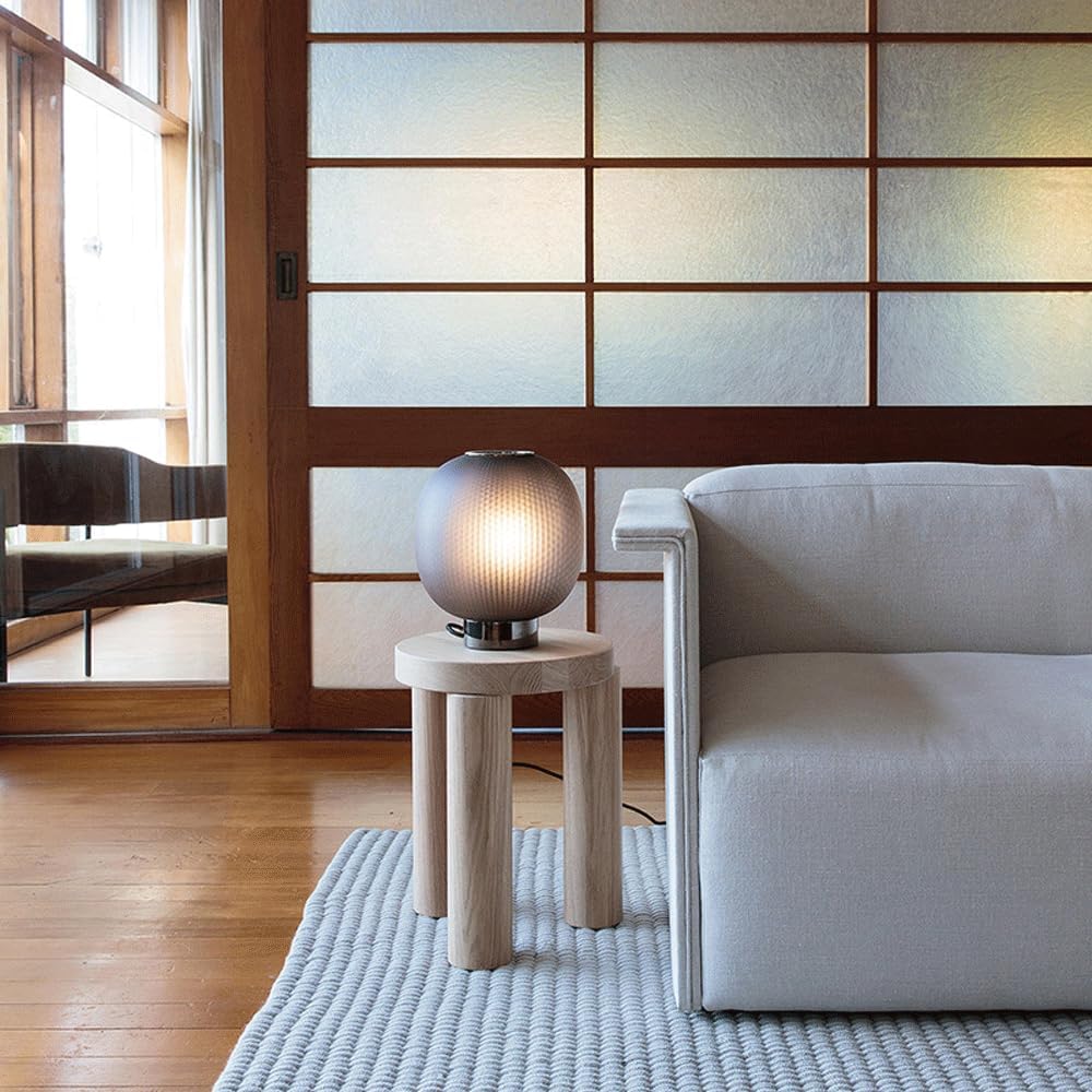 Audara-Postmodern Simple Model House ShowroomDesk Light Personalized Fashion Spherical Glass Desk Lamp Bedroom Living Room Showcase Sofa Table Lamp Cafe Hotel Lounge Lighting Fixture
