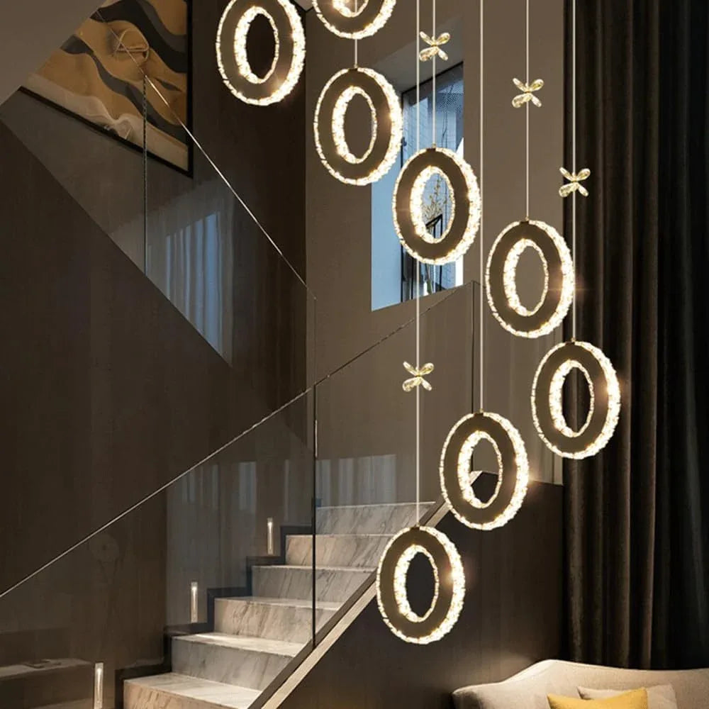 Audara-Crystal Pendant Light, 6-inch, Creative Mini Pendant Lights, Suitable for Modern, Minimalist, Bohemian, and European Styles, Ideal for Bedrooms, Hotel Kitchens, Islands, Entryways, Etc.