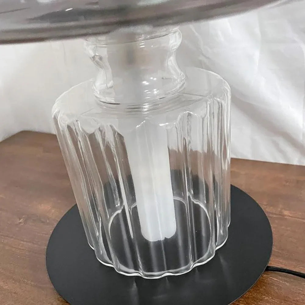 Audara-Nordic Modern Living Room Next to Sofa Desk Light Simple Luxury Metal Glass Desk Lamp Farmhouse Cafe Hotel Lighting Fixture Bedroom Bedside Study Reading Writing Table Lamp