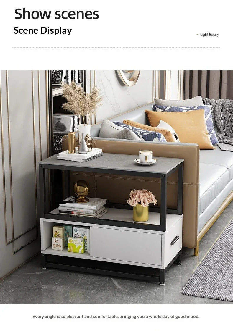 Audara-sofa side few living room Italian light luxury side cabinet simple modern side cabinet coffee table bedside small apartment corner few