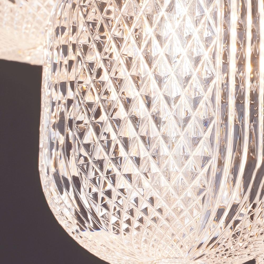Audara-4-in Crystal Pendant Light, Bohemian/European Minimalist Style, Suitable for Bedrooms, Hotel Entryways, Kitchen Island, and Other Multi-Scene Ceiling Lighting Fixtures