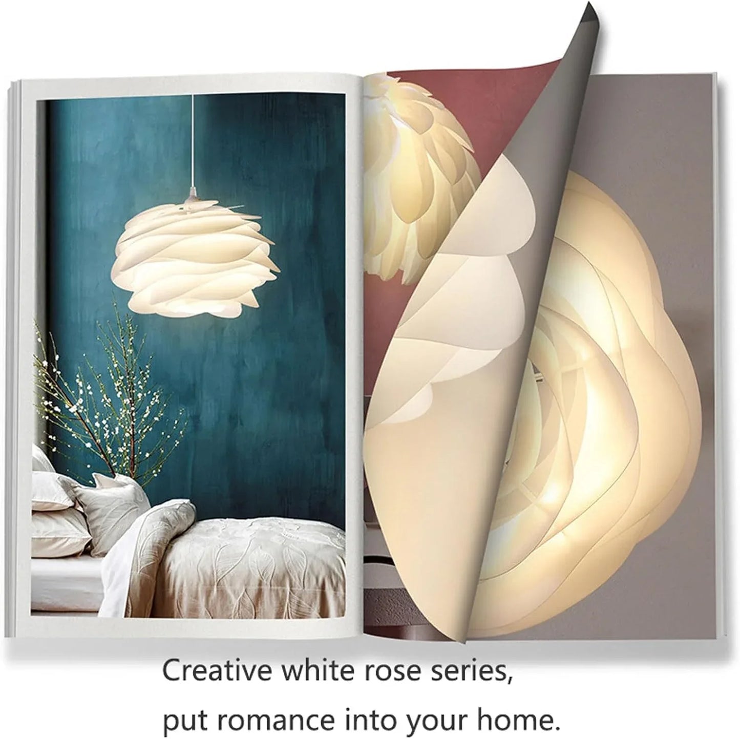 Audara-Scandinavian Creative Bedroom Flower Lighting Lamps Cozy Kids Room Acrylic Pendant Lightled Creative Art Dining Room Chandeliers Modern Minimalist Cafe Lighting Fixtures