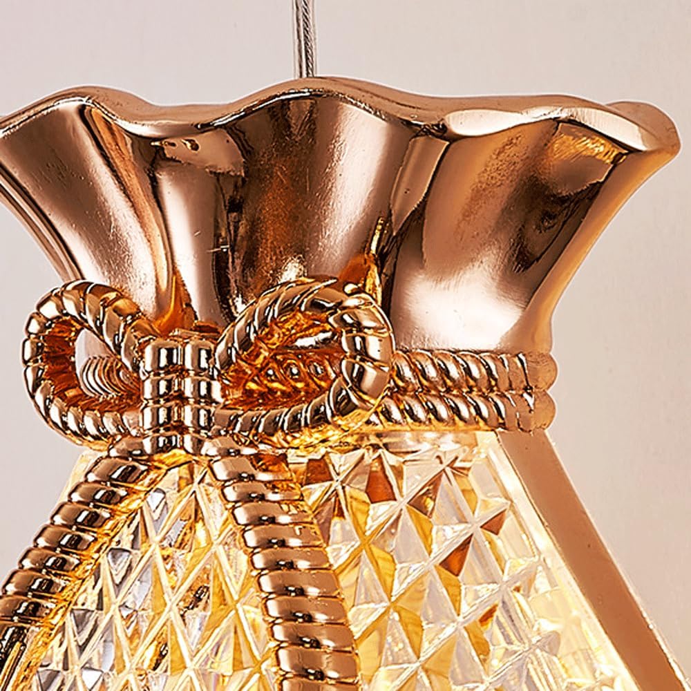 Audara-4-incrystal Pendant Light, Bohemian, Southeast Asian, and European Minimalist Style, Suitable for Various Settings Such As Bedrooms, Hotels, Restaurants, Entryways, Kitchen Islands, Etc.