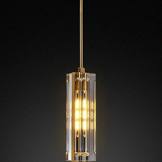 Audara-Crystal Pendant Light, A Modern And Understated Luxury Style 2.7-inch Pendant Lamp, Suitable For Various Lighting Scenarios Such As Bedrooms Studies, Restaurants, Entryways,cafes, And Kitchen I