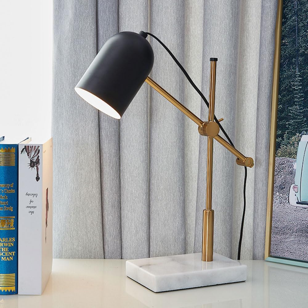 Audara-Luxury Simple Office Hotel Treasury Desk Light Postmodern Creative Marble Desk Lamp Dormitory Apartment Studio Table Lamp Club Mall Hotel Front Desk Model Room Backdrop Lighting Fixture
