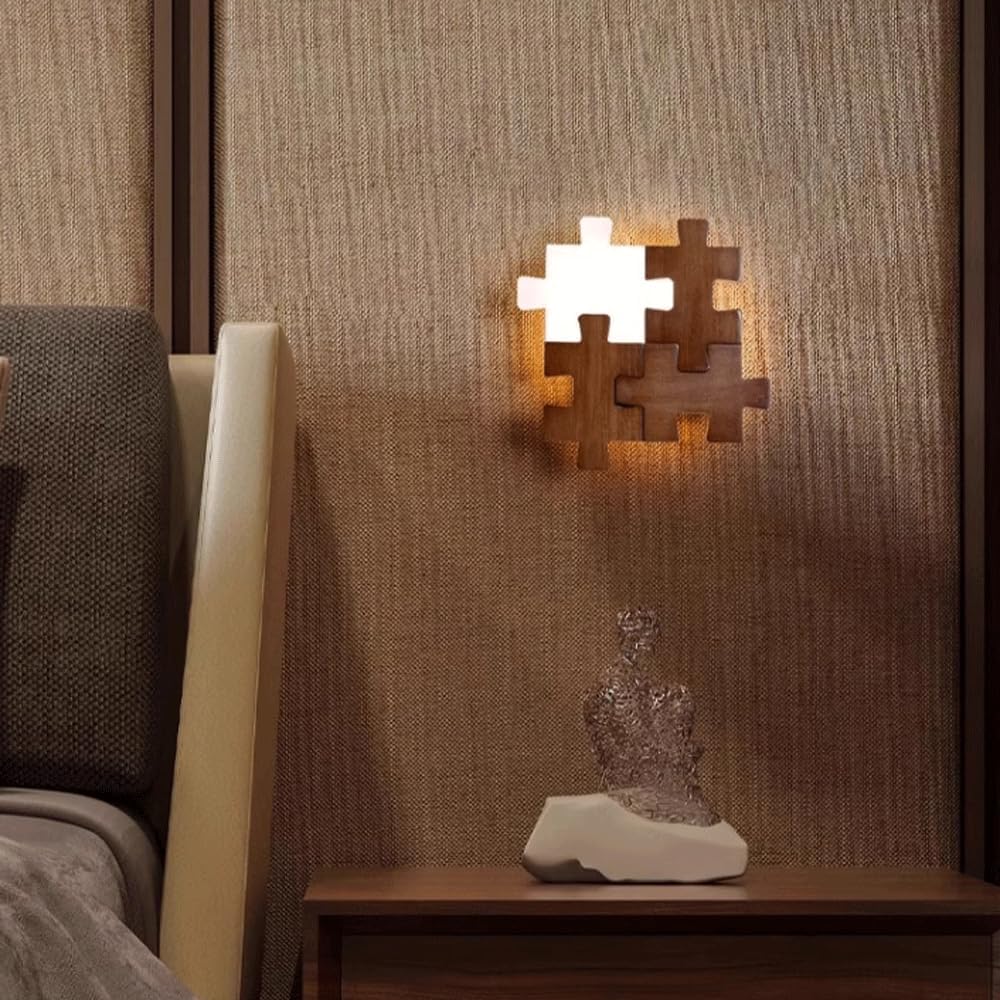 Audara-Modern Simple Cumulus Wall Lamp Modern Simple Entrance Wall Lights Creative Walnut LED Sconces Living Room Bedroom Aisle Corridor Mounted Lighting Fixture