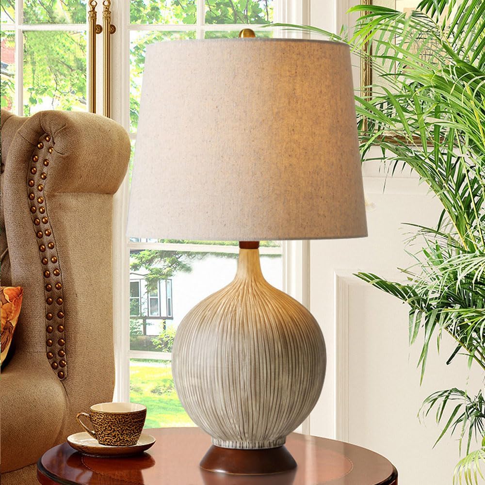 Audara-Personalized Creative Coconut Ceramic Desk Light Modern Simple Study Office Living Room Desk Lamp Villa Mall Front Desk Coffee Shop Table Lamp Sample House Showcase Lighting Fixture