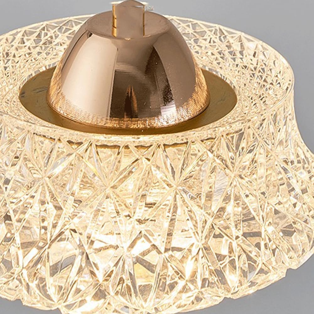 Audara-6-inch Bohemian Luxury Crystal Pendant Light: Its Small Size Easily Adapts to Various Spaces, Including Bedrooms, Hotels, Studies, Living Rooms, Kitchens, Islands, and Entryways.