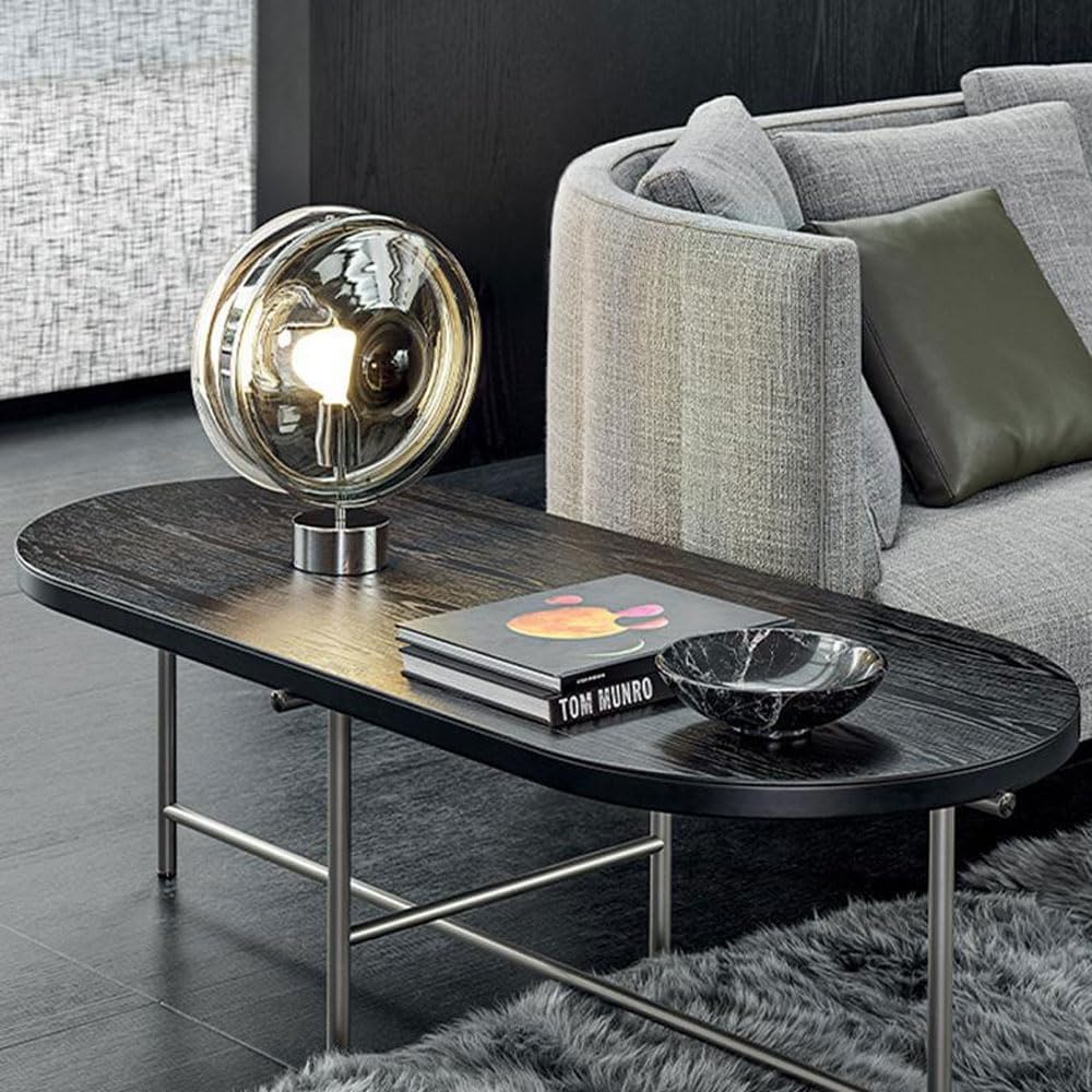 Audara-Postmodern Clerical Model Office Showroom Desk Light Coffee Shop Hotel Study Room Bedroom Desk Lamp Club Showroom Showroom Table Lamp Creative Luxury Light Glass Stainless Steel Lighting Fixture
