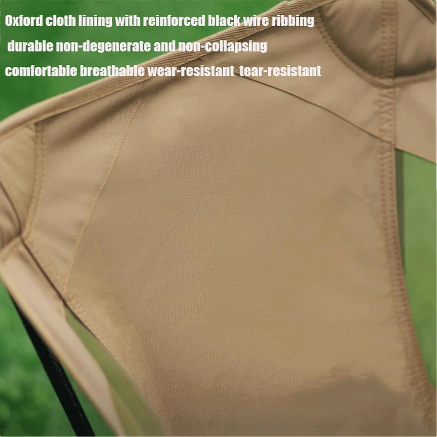 Audara-Lightweight and Comfortable Black Beach Chair Outdoor Camping Aluminum Alloy Ultra-Lightweight Dual-Purpose Folding Chair Khaki Suitable for Mountaineering and Hiking Camping Multi-Color Avail