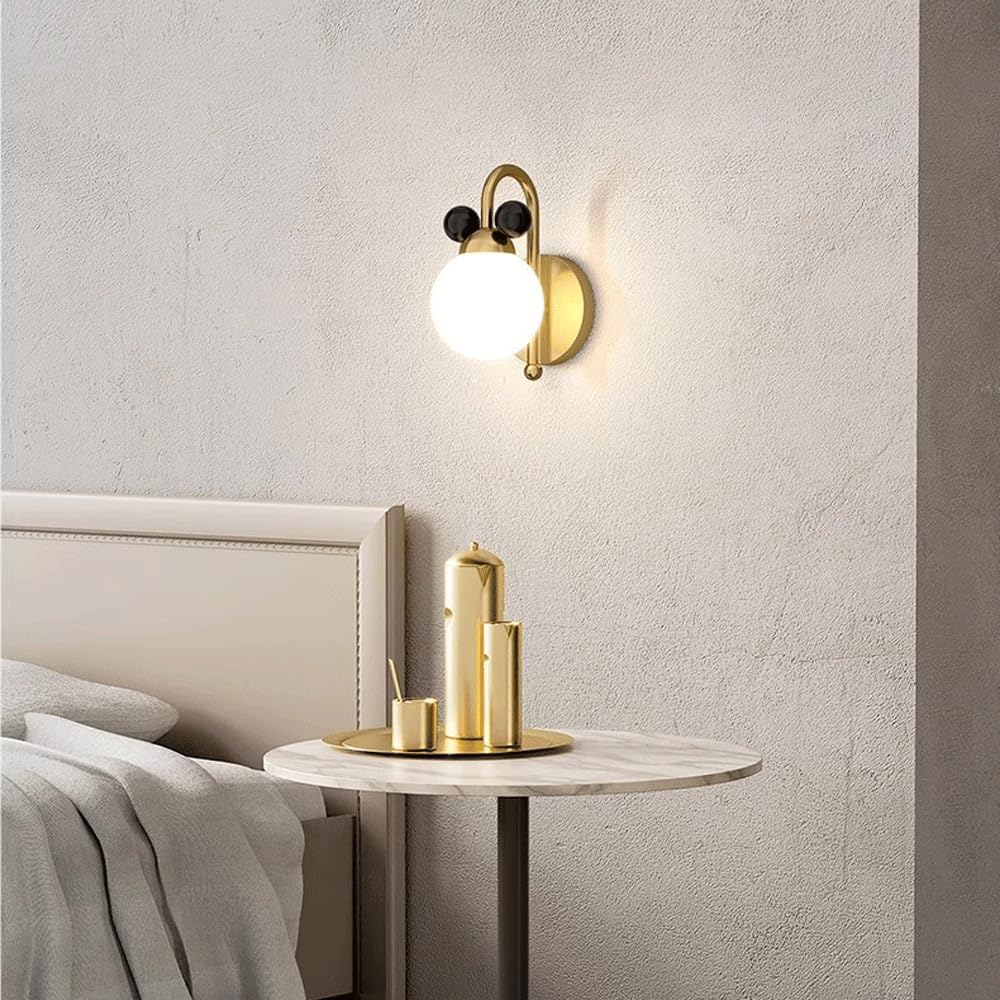 Audara-French Medieval Wall Lamp Cream Wind Children's Room All Copper Wall Lights Bedroom Headboard Background Wall Sconces Warm Romantic Design Art Mounted Lighting Fixture