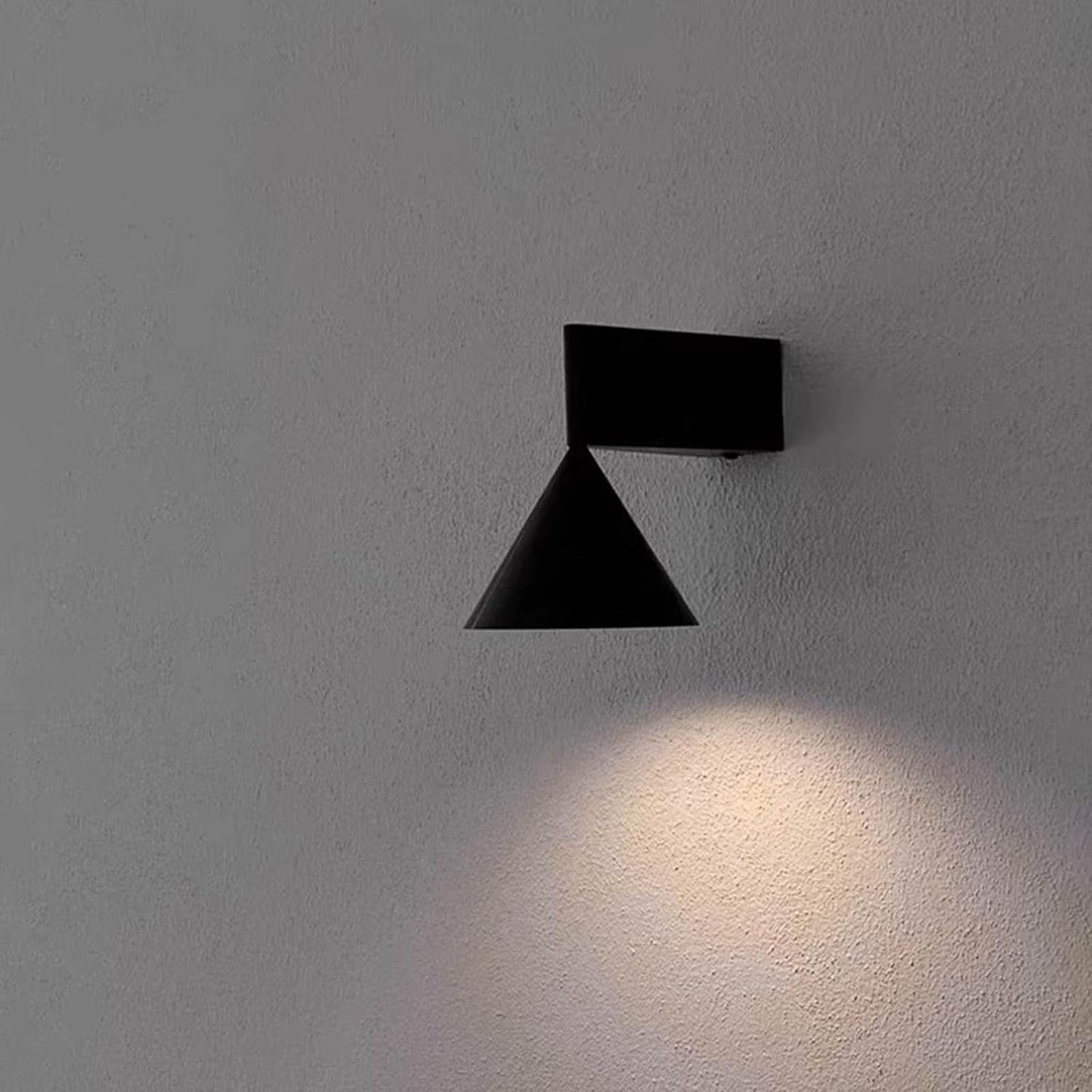 Audara-Sconces Wall Decor Set of 2 Minimalist Bedroom Headboard LED Wall Light Living Room Feature Wall & Hallway Wall Lamp Conical Unique Artistic Wall Light Fixture