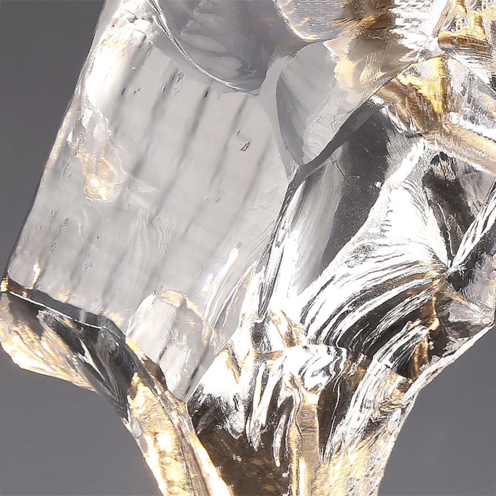 Audara-5-inch Modern Minimalist Crystal Pendant Light. Its Small Size Makes It Suitable for Various Spaces Such As Bedrooms, Kitchen Islands, Dining Rooms, Hotels, Bars, and Cafes.