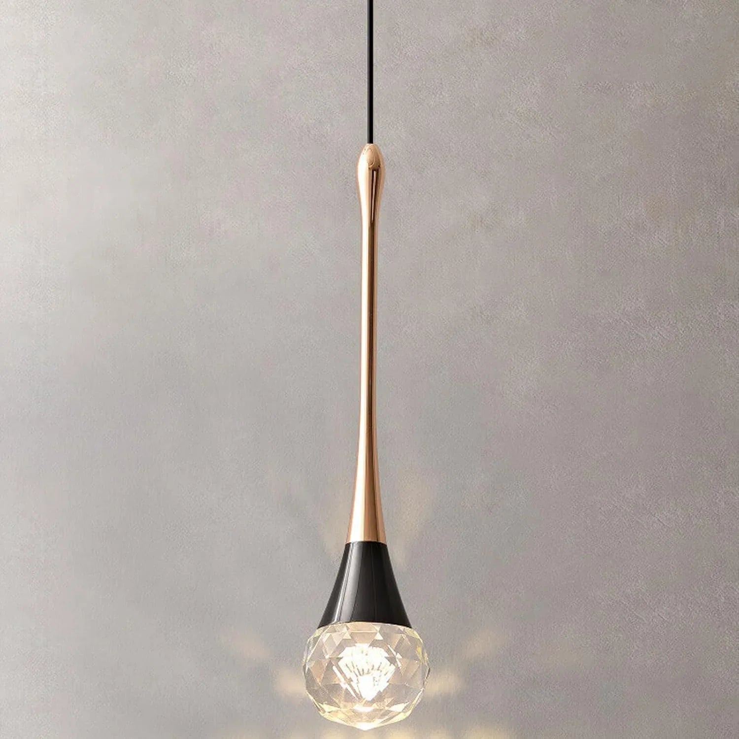 Audara-Crystal Pendant Light, Suitable For Bedside Bedrooms, Minimalist Ceiling Lights, Hotels, Entryways, Kitchen Islands, And Other Spaces. Compatible With Various Styles Including Bohemian And Euro