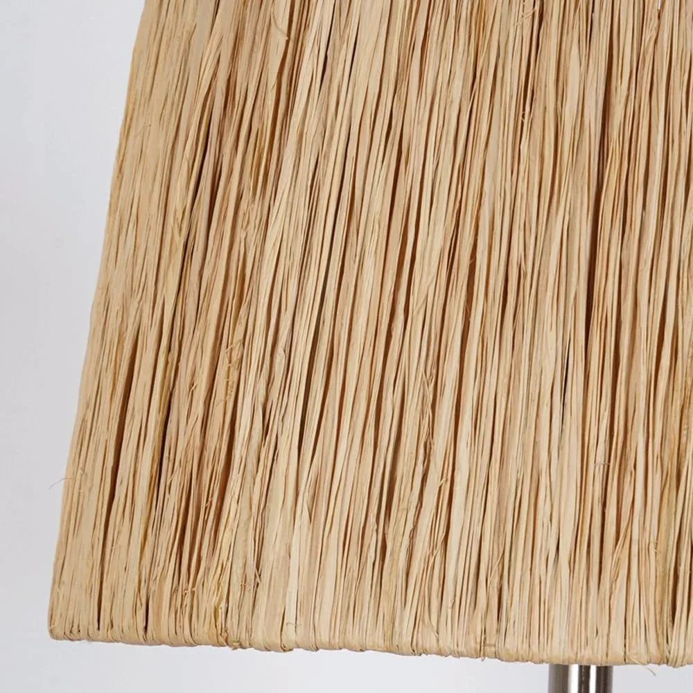 Audara-Wabi-sabi Style Living Room Bedroom Bedside Desk Light Luxury Zen Raffia White Ceramic Desk Lamp Study Couch Side Counter Table Lamp B&B Villa Farmhouse Lighting Fixture